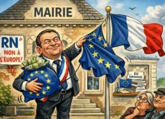 Kommentar: Die Fahne runter, die Hand auf – Europas gierigste Gegner EU-Flagge-runter-aber-EU-Fördermittel-akzeptieren_Illustration