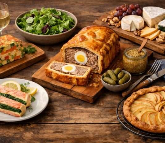 Ein traditionelles Pâté-de-Pâques-Menü Ein-traditionelles-Pâté-de-Pâques-Menü