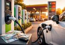 Kommentar: Sie kümmern sich nicht. Sie konservieren. Elektroauto-an-der-Ladestation_Illustration