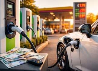 Kommentar: Sie kümmern sich nicht. Sie konservieren. Elektroauto-an-der-Ladestation_Illustration