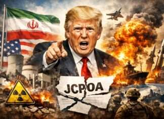 Der Brandstifter als Feuerwehrmann: Trumps Iran-Politik oder die Kunst der strategischen Selbstverwirrung Erratisches-Handeln-Trump-Naher-Osten_Illustration