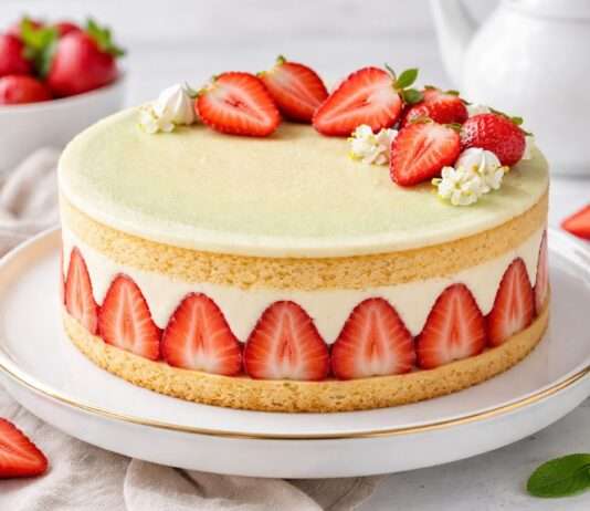 Die Zeit der Erdbeeren hat begonnen – und mit ihr die Rückkehr eines französischen Klassikers: der Fraisier Fraisier-französischer-Erdbeerkuchen