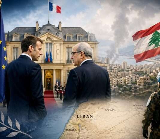 Frankreich und der Libanon: Zwischen historischer Verantwortung und geopolitischer Ernüchterung Frankreich-Libanon-Einfluss-Symbolik_Illustration