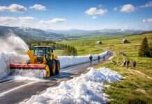 Wenn der Schnee weicht und die Saison beginnt – Auf dem Aubrac erwacht die leise Kraft der Berge Frühling-auf-dem-Aubrac-Plateau_Illustration