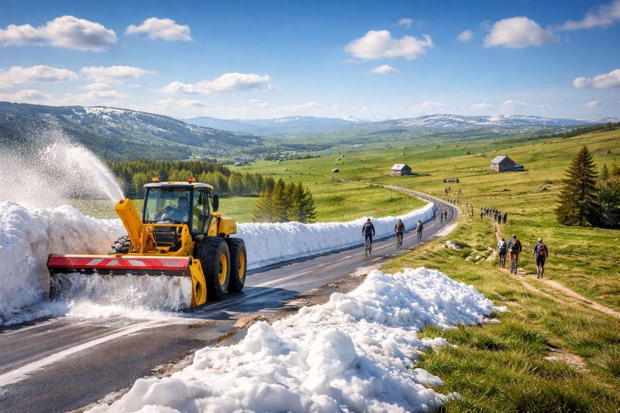 Wenn der Schnee weicht und die Saison beginnt – Auf dem Aubrac erwacht die leise Kraft der Berge