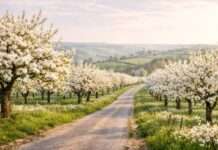 Wenn die Normandie in Weiß versinkt – das flüchtige Wunder der Birnbaumblüte Frühling-im-Normandie-Obstgarten