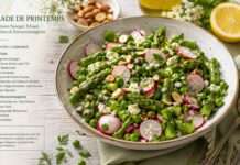 Salade de printemps – Ein kulinarischer Auftakt in die helle Jahreszeit Frühlingssalat-mit-Zitronenvinaigrette
