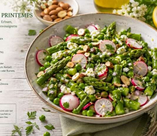 Salade de printemps – Ein kulinarischer Auftakt in die helle Jahreszeit Frühlingssalat-mit-Zitronenvinaigrette