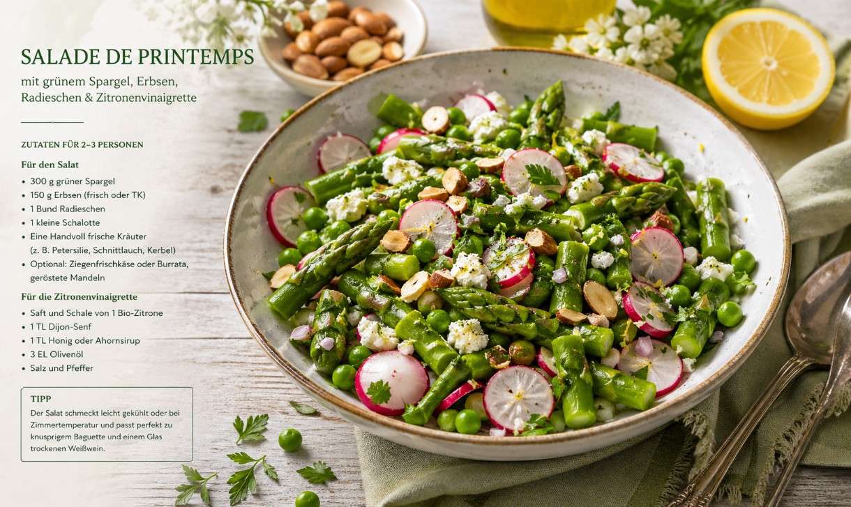 Salade de printemps – Ein kulinarischer Auftakt in die helle Jahreszeit