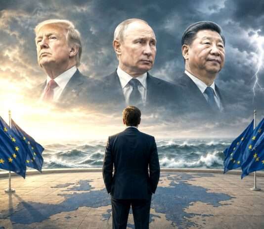 Europa zwischen den Fronten: Macrons geopolitische Warnung und der Ruf nach strategischer Autonomie Geopolitik-Europa_Illustration