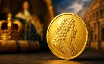 Gold, Geschichte, Gier – Wie eine Münze die Bieter elektrisiert Goldmünze-Auktion_Illustration