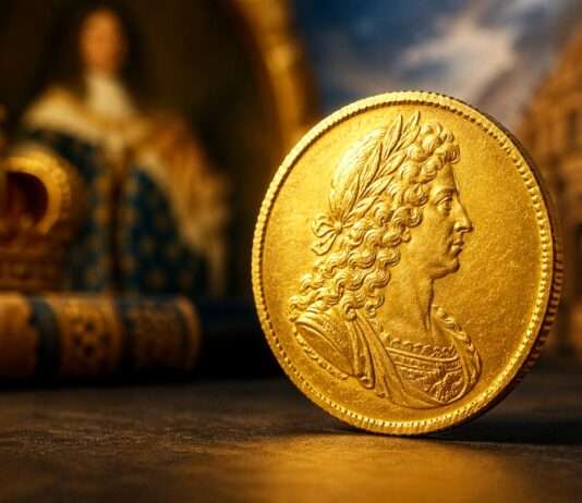 Gold, Geschichte, Gier – Wie eine Münze die Bieter elektrisiert Goldmünze-Auktion_Illustration