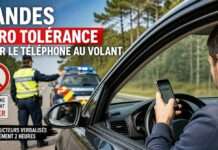 Das Departement Landes verschärft den Kampf gegen Handy am Steuer drastisch Handy-Steuer-Strafe_Illustration