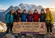 Sieben Jugendliche aus Nizza wollen den Mont Blanc bezwingen – ein waghalsiges Gipfelprojekt für krebskranke Kinder Kampf-gegen-Krebs_Illustration