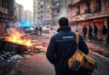 Wenn der Staat leiser wird: Frankreichs schleichender Rückzug aus seinen Problemvierteln Keine-Briefträger-Problemviertel_Illustration