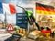 Teure Energie, enge Spielräume: Warum Frankreich beim Spritpreis zögert, wo Deutschland handelt Kraftstoffpreise-Frankreich-Deutschland_Illustration