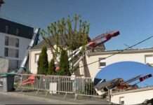 Wenn aus dem Himmel Stahl fällt – ein Bauunfall mit Wucht Kranunfall-Combs-la-Ville_ScreenX