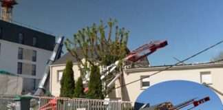 Wenn aus dem Himmel Stahl fällt – ein Bauunfall mit Wucht Kranunfall-Combs-la-Ville_ScreenX