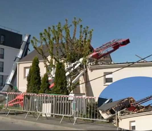 Wenn aus dem Himmel Stahl fällt – ein Bauunfall mit Wucht Kranunfall-Combs-la-Ville_ScreenX