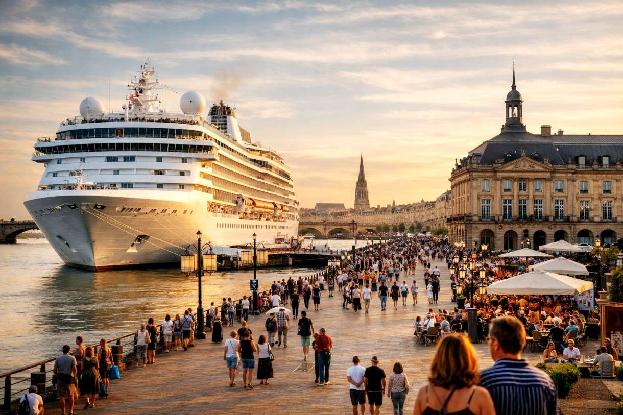 Zwischen Glanz und Gegenwind: Bordeaux und das stille Geschäft der Kreuzfahrer