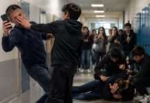 Kommentar: Quo vadis, douce France? Wenn die Schule zur Prügel-Arena wird Lehrer-Schüler-Konfrontation-im-Schulflur