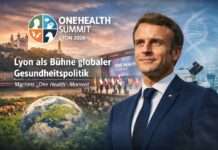 Lyon als Bühne globaler Gesundheitspolitik: Macrons „One Health“-Moment Lyon-im-Blickpunkt-globaler-Gesundheit_Illustration