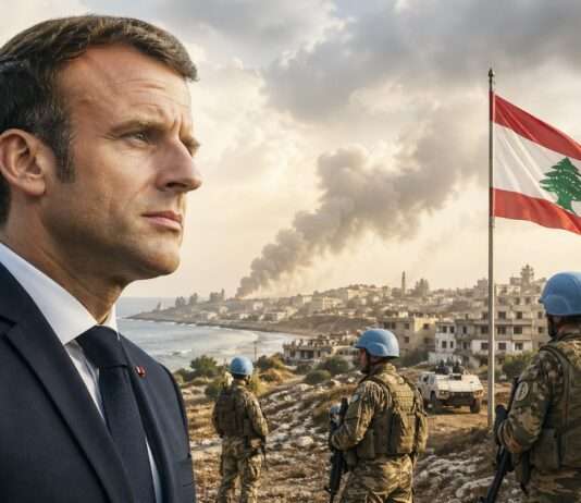 Macrons Libanon-Kurs: Strategische Präsenz jenseits der Blauhelme Macron-Libanon-Strategie_Illustration