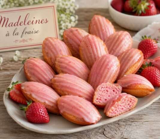 Die Zeit der Erdbeeren hat begonnen – Madeleines à la fraise Madeleines-à-la-fraise
