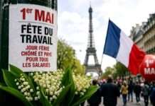 Der 1. Mai in Frankreich: Zwischen arbeitsrechtlicher Ausnahme und politischer Debatte Maifeiertag-Paris-Blumen_Illustration