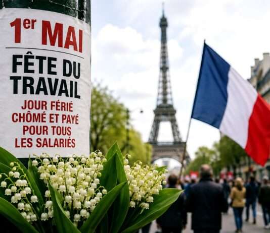 Der 1. Mai in Frankreich: Zwischen arbeitsrechtlicher Ausnahme und politischer Debatte Maifeiertag-Paris-Blumen_Illustration