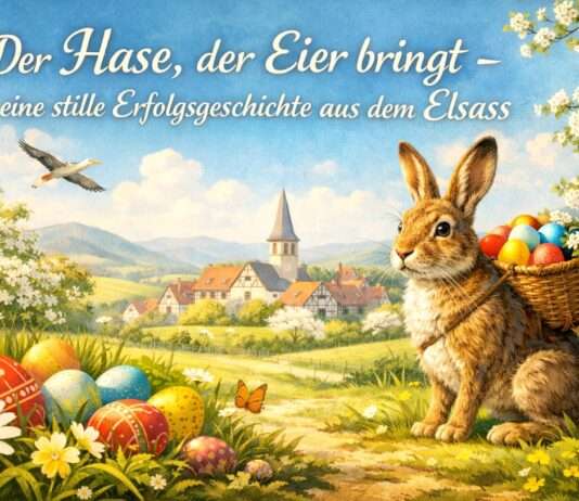 Der Hase, der Eier bringt – eine stille Erfolgsgeschichte aus dem Elsass Osterhase-Elsass_Illustration