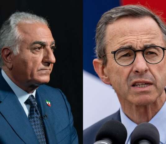 Zwischen Symbolpolitik und strategischer Positionierung: Reza Pahlavi und die französische Rechte Pahlavi_Retailleau_Wikipedia