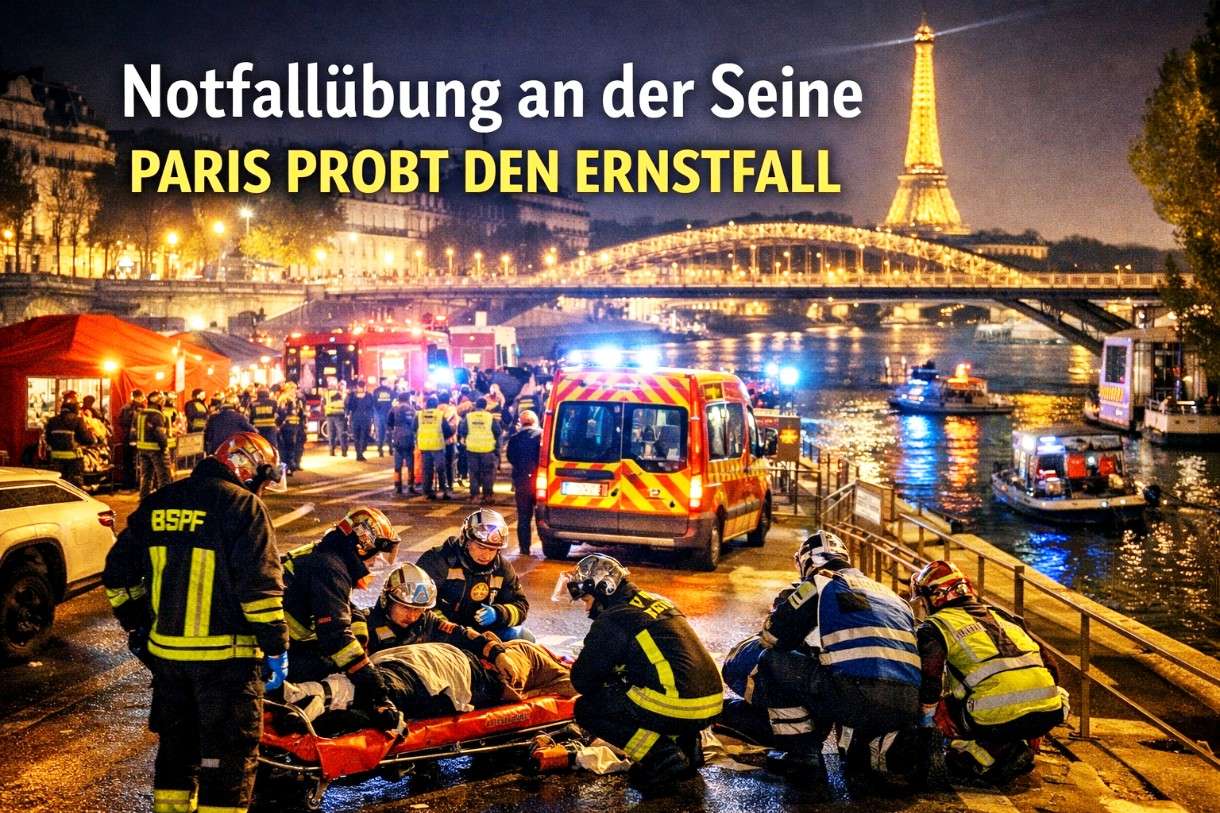 Wenn die Seine zur Übungszone wird: Pariser Feuerwehr probt den Ernstfall