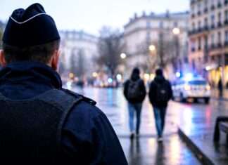 Wer schützt uns vor den Beschützern? Eine Frage, die eigentlich keiner mehr hören will – und doch alle hören müssen Polizei-Vertrauen-Misstrauen_Illustration