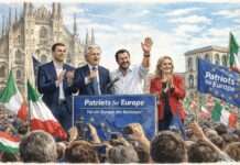 Europas Rechte zwischen Machtanspruch und Selbstzweifel Rechte-Parteien-Mailand_Illustration