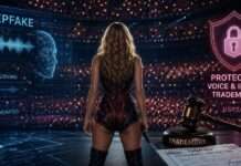 Taylor Swift zieht juristische Grenzen: Wie der Popstar seine Stimme gegen KI-Klone verteidigt Schutz-Deepfake-KI_Illustration