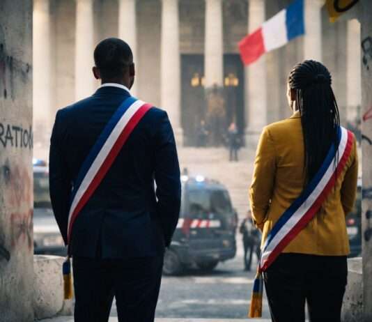 Rassistische Angriffe auf Mandatsträger: Frankreichs republikanischer Anspruch gerät unter Druck Schwarze-Politiker-Rassismus-in-Frankreich_Illustration