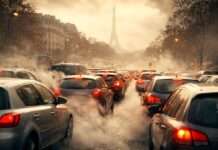 Kommentar: Freie Fahrt für schlechte Luft – Frankreichs Parlament kapituliert vor der Bequemlichkeit Smog-in-Paris_Illustration