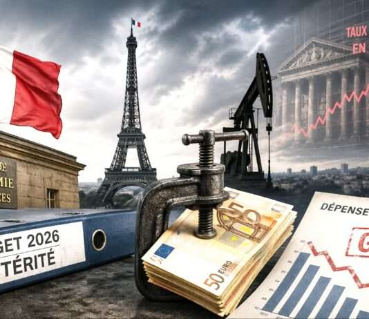Frankreichs Sparzwang: Wie der Nahostkonflikt die Haushaltsrealität in Paris verschärft Sparzwang-Geopolitische-Krisen_Illustration