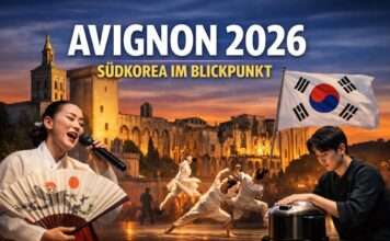 Avignon 2026: Wenn Korea die Bühne der Welt neu vermisst Südkorea-Avignon-Festival-2026_Illustration