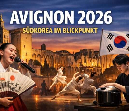Avignon 2026: Wenn Korea die Bühne der Welt neu vermisst Südkorea-Avignon-Festival-2026_Illustration