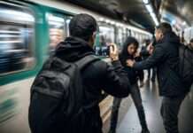 Der digitale Rächer im Untergrund TikTok-Taschendieb-Metro_Illustration