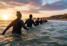 Zwischen Wellen und Widerstand: Wie der Longe-Côte die französischen Küsten neu belebt Trendsport-longe-cote_Illustration