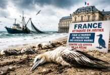 Unsichtbares Sterben im Meer: Frankreich vor Gericht wegen mangelnden Schutzes von Seevögeln Ungenügender-Schutz-Seevögel-Fischerei_Illustration