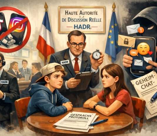 Wenn der Staat das persönliche Gespräch verordnet – Frankreichs pädagogischer Etatismus im digitalen Zeitalter Verordnung-reale-Gespräche_Illustration