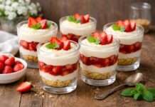 Die Zeit der Erdbeeren hat begonnen: Verrines aux fraises – elegante Leichtigkeit im Glas Verrines-aux-fraises