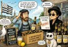 Wenn ein Wortspiel teuer wird: Bretonische Brauerei scheitert an Yoko Onos Markenwächtern Yoko-Ono-Brauerei-Bretagne_Illustration