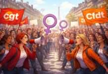 Streit um den 8. März: Gewerkschaften ringen um Symbolik und Strategie Gewerkschaften-Frauentag-Streiktag-Feiertag_Illustration