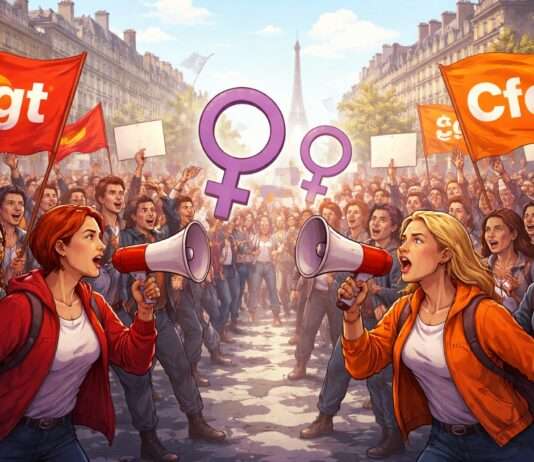 Streit um den 8. März: Gewerkschaften ringen um Symbolik und Strategie Gewerkschaften-Frauentag-Streiktag-Feiertag_Illustration