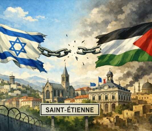 Kommunale Außenpolitik im Schatten des Nahostkonflikts: Saint-Étienne wagt den symbolischen Bruch veränderte-Städtepartnerschaften_Illustration